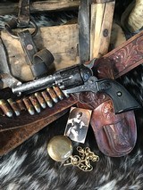 1907 Mfg. Colt SAA, 4 3/4”, 38-40 Winchester Cartridge, Engraved & Gorgeous. Trades Welcome - 6 of 25