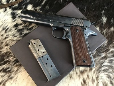 1931 PreWar Colt .38 Super Pistol. Los Angeles California Shipped, Colt Archives Letter, Trades Welcome