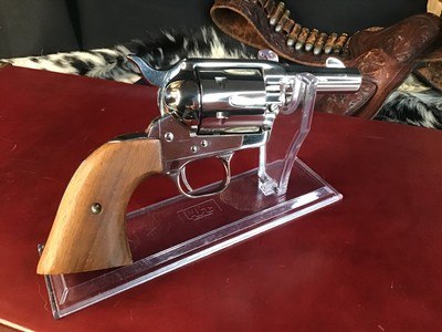 Colt Custom Shop Three Leather Cased Nickel Finished Colt Single Action Army Revolvers with Accessories. Trades Welcome - Image 17 of 23