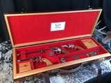 Custom Shop Three Leather Cased Nickel Finished Colt Single Action Army Revolvers with Accessories. Trades Welcome - 6 of 23