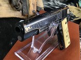 Gold Inlay Engraved Colt 70 Series, Ivory Dragon Grips, Presentation Cased. Trades Welcome - 11 of 25