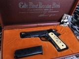 Gold Inlay Engraved Colt 70 Series, Ivory Dragon Grips, Presentation Cased. Trades Welcome - 20 of 25