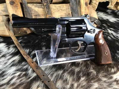 Smith & Wesson Pre 27 , Rare 5 Inch Barrel, N Frame 5 Screw, Pinned & Recessd. Trades Welcome