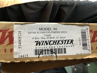 Winchester 94 AE Trapper Saddle Ring Carbine, 16” Barrel, .44 Magnum, Unfired in Box, Trades Welcome - Image 8 of 15
