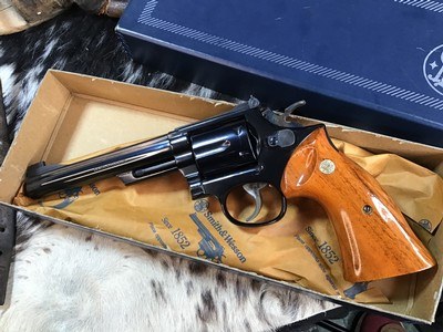 Smith & Wesson 19-3 Combat Magnum, Target Trigger, Target Hammer, Target Grips, Unfired & Boxed