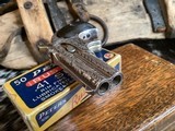 Remington-UMC 95 Derringer Type III, Master Hand Engraved & Cased, .41 Short Rimfire, Trades Welcome - 20 of 25