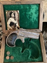 Remington-UMC 95 Derringer Type III, Master Hand Engraved & Cased, .41 Short Rimfire, Trades Welcome - 1 of 25