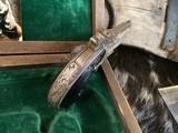 Remington-UMC 95 Derringer Type III, Master Hand Engraved & Cased, .41 Short Rimfire, Trades Welcome - 5 of 25