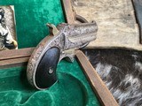 Remington-UMC 95 Derringer Type III, Master Hand Engraved & Cased, .41 Short Rimfire, Trades Welcome - 7 of 25