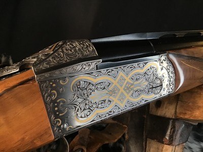 Krieghoff Custom Celtic Pattern by Feodorow, K80, 12 Ga, New & Signed. Trades Welcome.