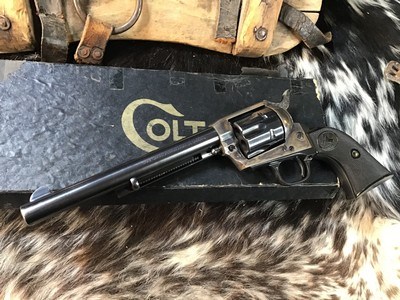 1956 Colt SAA W/Box, Target & Receipt, 7.5 “, .38 Spl., High Condition 2nd Gen. Original. Trades Welcome