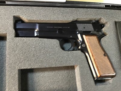 BROWNING HI POWERTANGENT SIGHT 9MM, Unfired, Cased, Slotted, Trades Welcome - Image 4 of 21