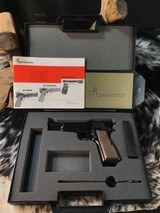 BROWNING HI POWER T SERIES TANGENT SIGHT 9MM, Unfired, Cased, Slotted, Trades Welcome