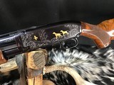 Winchester Model 12 Pigeon Grade made in New Haven CT. Gold Engraved, 99%. Trades Welcome - 4 of 25