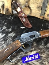 1894 Marlin Limited Edition Gold Engraved, .45 Colt, Octagon Barrel, Boxed & Unfired, Pre-Ruger, Trades Welcome. - 20 of 25