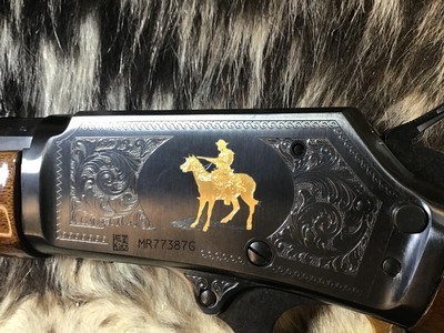 1894 Marlin Limited Edition Gold Engraved, .45 Colt, Octagon Barrel, Boxed & Unfired, Pre-Ruger, Trades Welcome. - Image 5 of 25