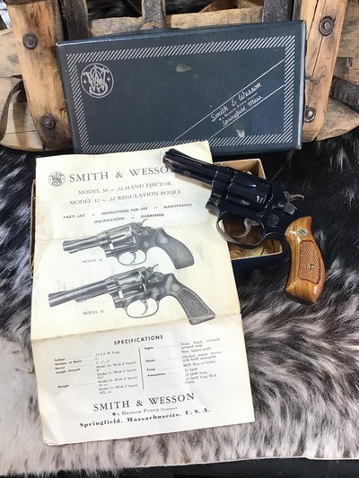 Smith & Wesson Model 30-1, The .32 Hand Ejector Revolver, .32, 6 shot, 3