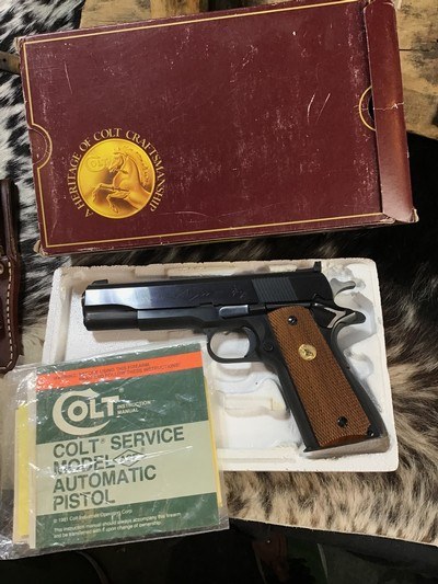 1982 Colt Service Ace, Floating Chamber, Excellent Condition, Boxed.Trades Welcome.