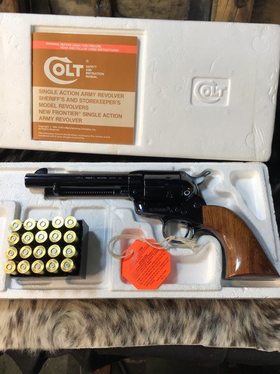 1990 Mfg. Colt SAA , Blued, 5 1/2”, .45 Colt, Boxed & Unfired Since Factory,Trades Welcome