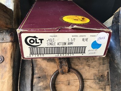 1990 Mfg. Colt SAA , Blued, 5 1/2”, .45 Colt, Boxed & Unfired Since Factory,Trades Welcome - Image 5 of 23