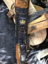 Krieghoff Crown Grade Blued K80, Katie Mau Engraved, Unfired, Cased, 30”, Trades Welcome - 12 of 25