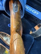 Krieghoff Crown Grade Blued K80, Katie Mau Engraved, Unfired, Cased, 30”, Trades Welcome - 25 of 25