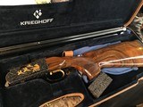 Krieghoff Crown Grade Blued K80, Katie Mau Engraved, Unfired, Cased, 30”, Trades Welcome - 22 of 25