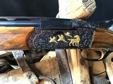 Krieghoff Crown Grade Blued K80, Katie Mau Engraved, Unfired, Cased, 30”, Trades Welcome