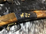 Krieghoff Crown Grade Blued K80, Katie Mau Engraved, Unfired, Cased, 30”, Trades Welcome - 25 of 25