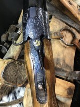 Krieghoff Crown Grade Blued K80, Katie Mau Engraved, Unfired, Cased, 30”, Trades Welcome - 21 of 25