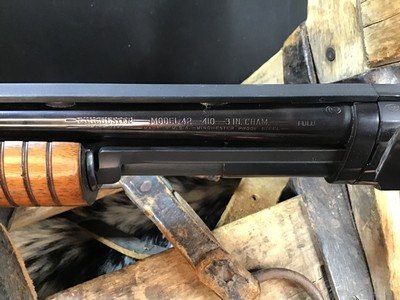 1957 Mfg. Winchester Model 42, Vented Rib, Full Choke .410 Bore Shotgun, Excellent, Trades Welcome. - Image 12 of 22
