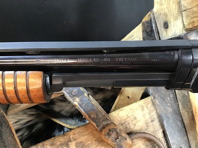 1957 Mfg. Winchester Model 42, Vented Rib, Full Choke .410 Bore Shotgun, Excellent, Trades Welcome. - Image 10 of 22