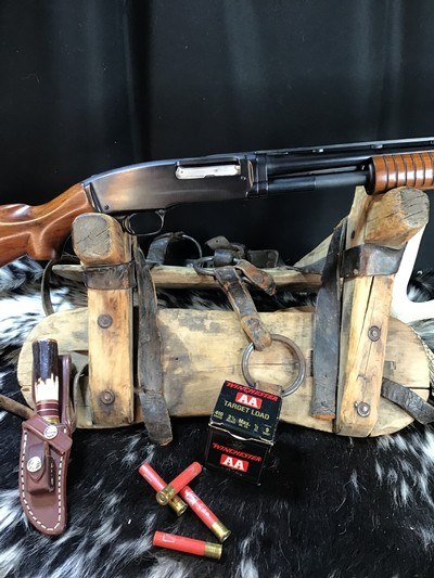1957 Mfg. Winchester Model 42, Vented Rib, Full Choke .410 Bore Shotgun, Excellent, Trades Welcome. - Image 3 of 22