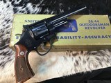 1950 Smith & Wesson The .38/44 Outdoorsman, Pre-23, Gold Box, 6.5” Pinned Barrel, As New, Trades Welcome. - 3 of 25
