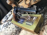 1950 Smith & Wesson The .38/44 Outdoorsman, Pre-23, Gold Box, 6.5” Pinned Barrel, As New, Trades Welcome. - 23 of 25