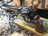 1950 Smith & Wesson The .38/44 Outdoorsman, Pre-23, Gold Box, 6.5” Pinned Barrel, As New, Trades Welcome. - 13 of 25