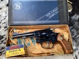 Smith & Wesson model 34 Kit Gun, 4”, .22 LR Classic, Boxed, Trades Welcome - 20 of 24