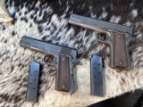 1944 WWII Remington Rand 1911A1 Consecutive Serial Numbered Pair, USGI WWII Survivors, Cased, Trades Welcome - 20 of 24