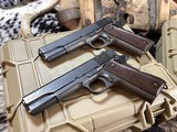 1944 WWII Remington Rand 1911A1 Consecutive Serial Numbered Pair, USGI WWII Survivors, Cased, Trades Welcome - 11 of 24