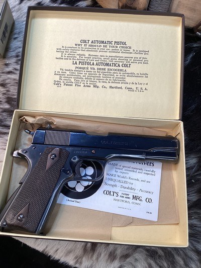 1947 Colt Government Model 1911, .45 ACP. Colt Letter, California Shipped, Boxed. Trades Welcome - Image 17 of 20