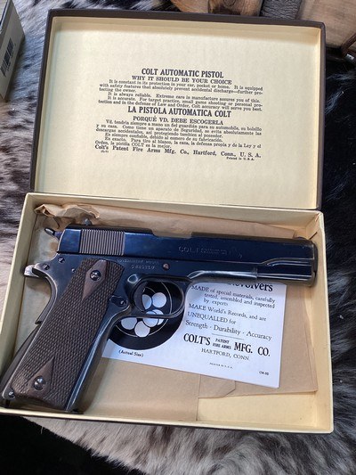 1947 Colt Government Model 1911, .45 ACP. Colt Letter, California Shipped, Boxed. Trades Welcome - Image 2 of 20