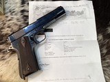 1947 Colt Government Model 1911, .45 ACP. Colt Letter, California Shipped, Boxed. Trades Welcome - 8 of 20