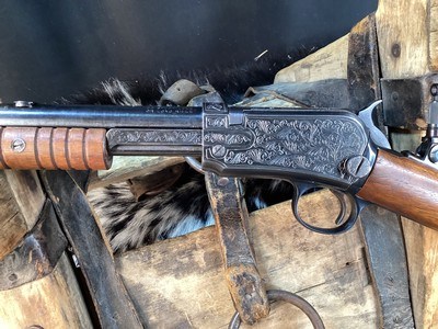 1912 Mfg. Winchester Model 1906, Pump, .22SLLR., Hand Engraved, Lyman Sight. Trades Welcome. - Image 7 of 22