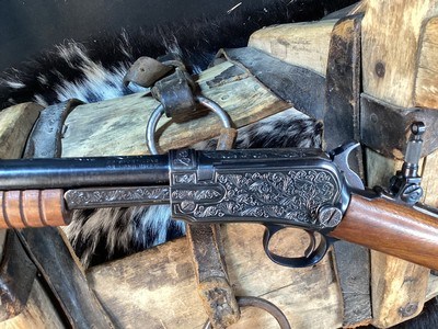 1912 Mfg. Winchester Model 1906, Pump, .22SLLR., Hand Engraved, Lyman Sight. Trades Welcome. - Image 10 of 22