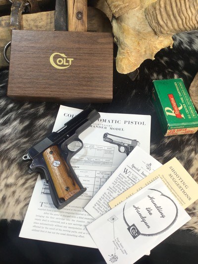 1952 Mfg. Colt Lightweight Commander , .38 Super,Excellent 98% Gun, Boxed, Trades Welcome. - Image 12 of 24