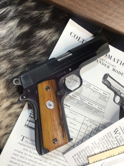 1952 Mfg. Colt Lightweight Commander , .38 Super,Excellent 98% Gun, Boxed, Trades Welcome. - Image 8 of 24