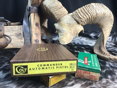 1952 Mfg. Colt Lightweight Commander , .38 Super,Excellent 98% Gun, Boxed, Trades Welcome. - Image 5 of 24