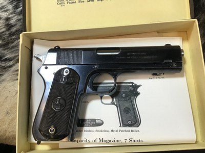 1920 Mfg. Colt 1903 Pocket Hammer Pistol .38 Auto, ExcellentCond. 4.5” Barrel, Boxed. Trades Welcome - Image 4 of 19