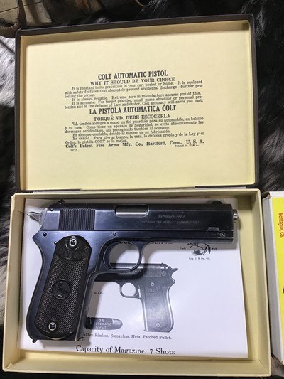 1920 Mfg. Colt 1903 Pocket Hammer Pistol .38 Auto, ExcellentCond. 4.5” Barrel, Boxed. Trades Welcome - Image 18 of 19