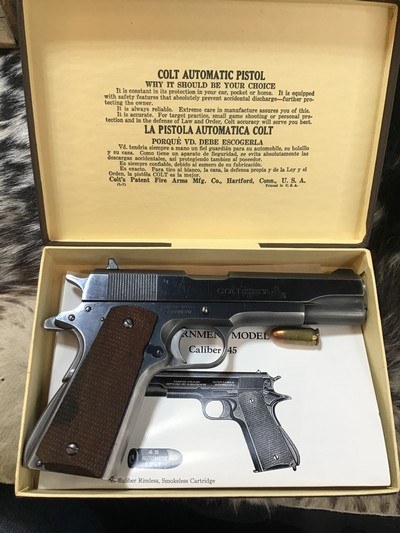 1947 Colt Government Model 1911, .45 ACP , Original Finish, Boxed, Trades Welcome - Image 24 of 25